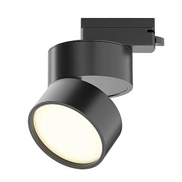 Maytoni Faretto Moderno Unity Onda 1 luce LED integrato nero alluminio