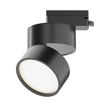 Maytoni Faretto Moderno UNITY ONDA 1 luce LED integrato nero alluminio