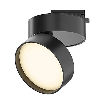 Maytoni Faretto moderno UNITY ONDA 1 luce LED integrato nero alluminio
