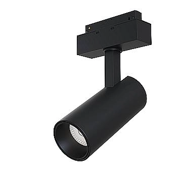 Maytoni Lampada da binario moderna S35 Focus LED 1 luce LED integrato nero metallo