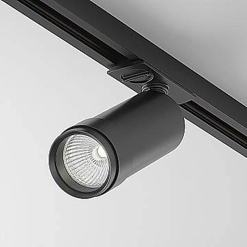 Maytoni Lampada da binario moderna UNITY Focus Zoom 1 luce LED integrato nero alluminio