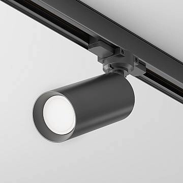 Maytoni Lampada da binario moderna Trinity Focus 1 luce GU10 nero alluminio Maytoni Lampada da binario moderna Trinity Focus 1 luce GU10 nero alluminio