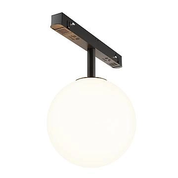 Maytoni Lampada Da Binario Moderna Exility Luna 1 luce LED integrato nero vetro