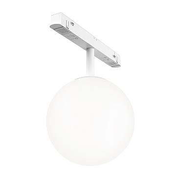 Maytoni Lampada Da Binario A Sospensione Moderna Exility Luna 1 Luce LED Integrato Bianco Vetro