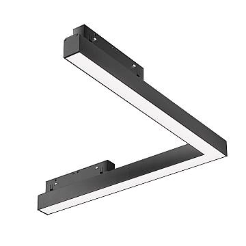 Maytoni Lampada da binario moderna Exility Basis 1 luce LED integrato nero alluminio