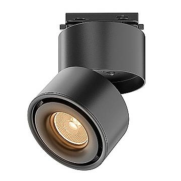 Maytoni Lampada da binario moderna UNITY Yin 1 luce LED integrato nero alluminio