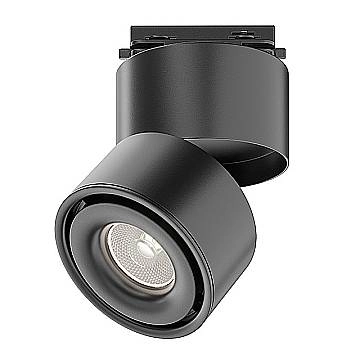 Maytoni Lampada da binario moderna UNITY Yin 1 luce LED integrato nero alluminio