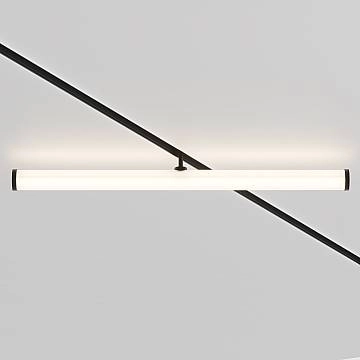 Maytoni Lampada da Binario Exility Larc 1 luce LED integrato nero alluminio