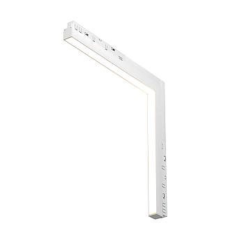 Maytoni Lampada da Binario Exility Basis Angle 1 luce LED integrato bianco alluminio
