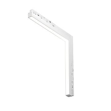Maytoni Lampada da binario moderna Exility Basis Angle 1 luce LED integrato bianco alluminio
