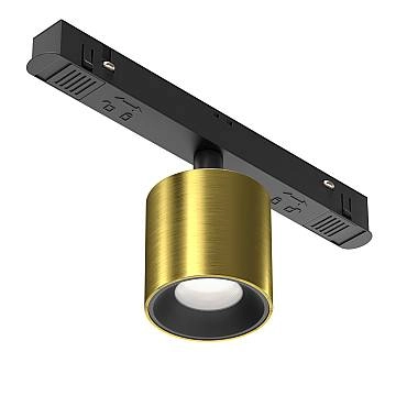 Maytoni Lampada Da Binario Exility Alfa S 1 luce LED integrato nero alluminio