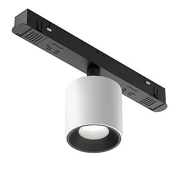 Maytoni Lampada Da Binario Exility Alfa S 1 luce LED integrato nero alluminio