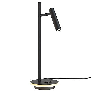 Maytoni Lampada da tavolo moderna Estudo 1 luce LED integrato nero metallo Maytoni Lampada da tavolo moderna Estudo 1 luce LED integrato nero metallo