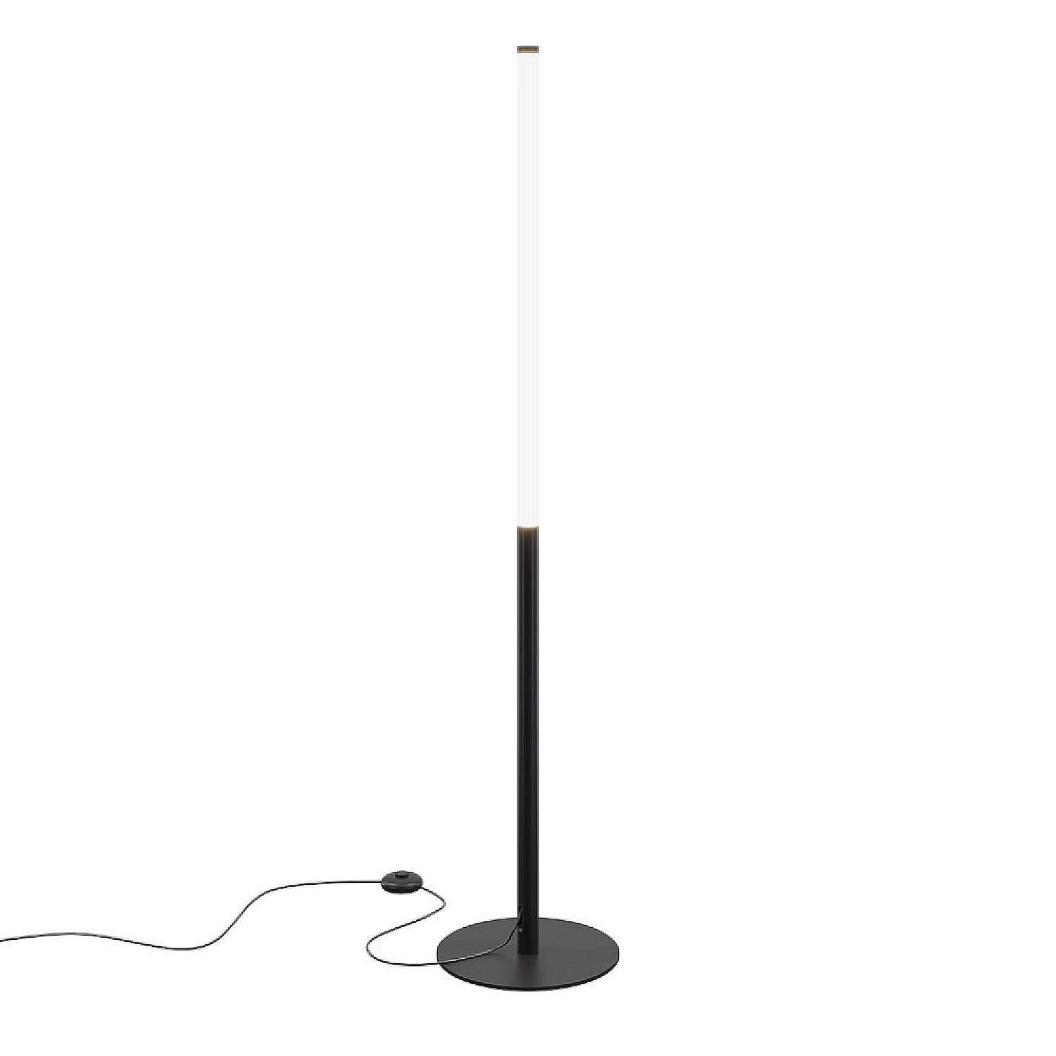 Piantana Da Terra Moderna Ray 1 Led Integrato 18W Metallo Nero Ip20 Z012FL-L18B3K