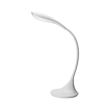 Lampada Da Scrivania Moderna Puddy Acrilico Bianco Led 4,5W 3000K