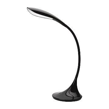 Lampada Da Scrivania Moderna Puddy Acrilico Nero Led 4,5W 3000K