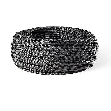 Cavo Elettrico A Treccia 50M Nero