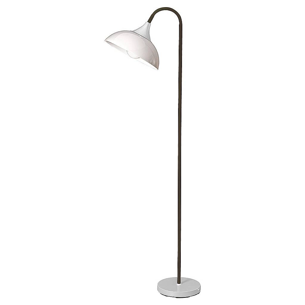 Piantana Contemporanea Swan Metallo Nero Acrilico 1 Luce E27 6260N