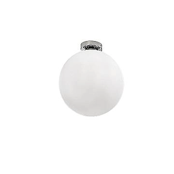 Plafoniera Contemporanea Grape Metallo Vetro Bianco 1 Luce E27