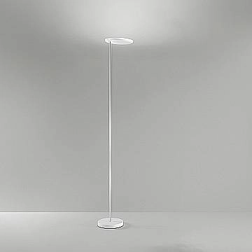 Piantana Moderna Ophelia Metallo Bianco Acrilico Led 15W 3000K