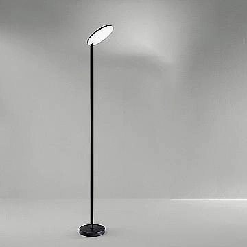 Piantana Moderna Ophelia Metallo Nero Acrilico Led 24W 3000K