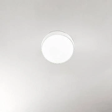 Ventilatore Moderno Open+ Metallo Bianco Acrilico Trasparente Led 36W Cct