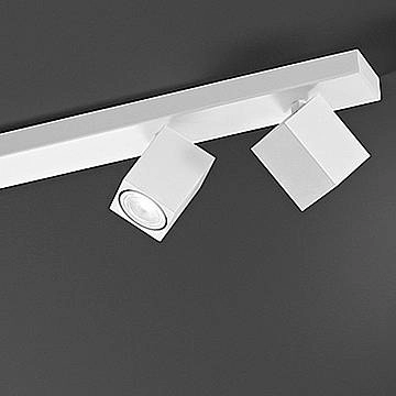 Spot Contemporaneo Oddy Alluminio Bianco 3 Luci Gu10 Spot Contemporaneo Oddy Alluminio Bianco 3 Luci Gu10