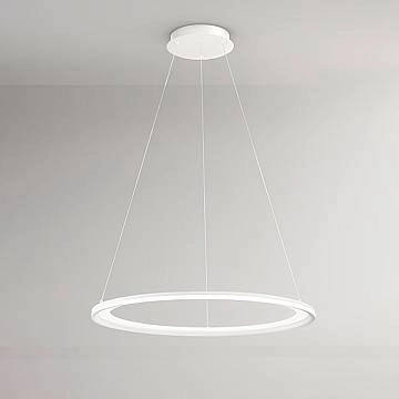 Sospensione Moderna Edge Metallo Bianco Opaco Led 98W 3000K Ip20 Sospensione Moderna Edge Metallo Bianco Opaco Led 98W 3000K Ip20
