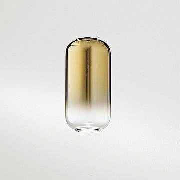 Vetro Borosilicato Contemporaneo Hunter Oro Specchiato D10