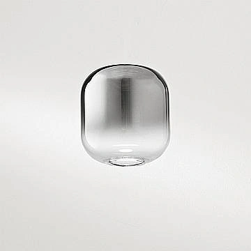 Vetro Borosilicato Contemporaneo Hunter Fumè Specchiato D14