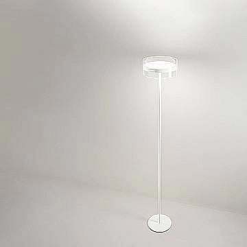 Lampadario Contemporaneo Aere Metallo Bianco Vetro 5 Luci Led 14W 3000K 8218BLC