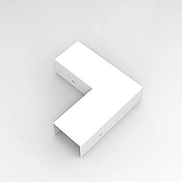 Giunto Angolo 90 Gradi Serie Snodo Metallo Bianco Opaco Giunto Angolo 90 Gradi Serie Snodo Metallo Bianco Opaco