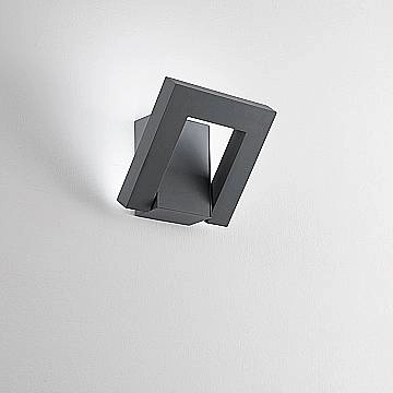 Applique Esterno Moderna Alluminio Antracite Led 12W 3000/4000K Ip54 Applique Esterno Moderna Alluminio Antracite Led 12W 3000/4000K Ip54