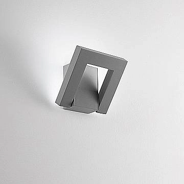 Applique Esterno Moderna Alluminio Grigio Led 12W 3000/4000K Ip54 Applique Esterno Moderna Alluminio Grigio Led 12W 3000/4000K Ip54