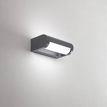 Applique Esterno Moderna Orienta Alluminio Antracite Led 12W 3000K Ip65 Applique Esterno Moderna Orienta Alluminio Antracite Led 12W 3000K Ip65