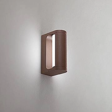 Applique Esterno Moderna Orienta Alluminio Corten Led 12W 3000K Ip65 Applique Esterno Moderna Orienta Alluminio Corten Led 12W 3000K Ip65