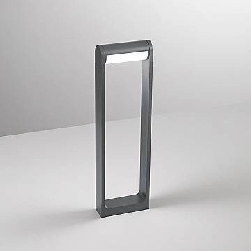 Paletto Esterno Moderno Orienta Alluminio Antracite Led 12W 3000K Ip65