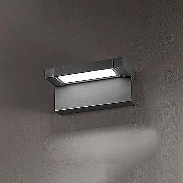 Applique Esterno Moderna Display Alluminio Antrcite Led 36W Cct Ip65