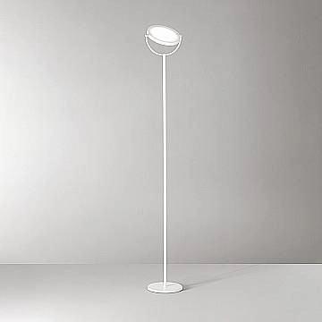 Piantana Moderna Plato Metallo Bianco Led 30W Dimmerabile Ip20