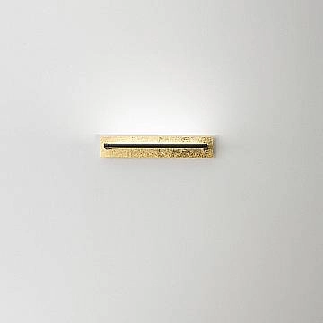 Applique Moderna Foglia Metallo Foglia Oro Led 18W Ip20