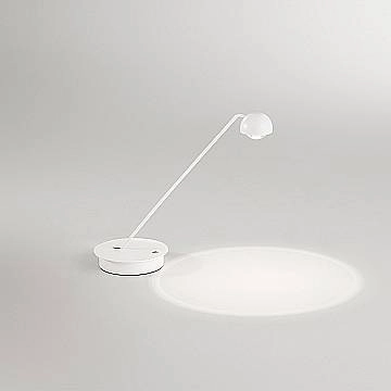 Lampada Da Tavolo Moderna Lyra Metallo Bianco Led 7W Dimmerabile Ip20 Lampada Da Tavolo Moderna Lyra Metallo Bianco Led 7W Dimmerabile Ip20