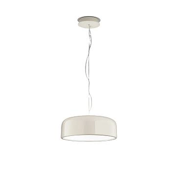 Sospensione Moderna Velia Metallo Bianco Led 40W Dimmerabile Ip20