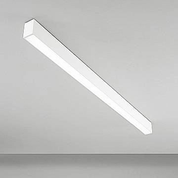 Plafoniera Moderna Grid Alluminio Bianco Led 40W Dimmerabile Ip20