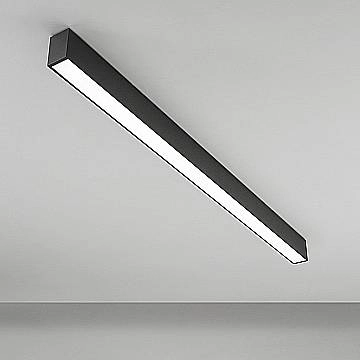 Plafoniera Moderna Grid Alluminio Nero Led 40W Dimmerabile Ip20