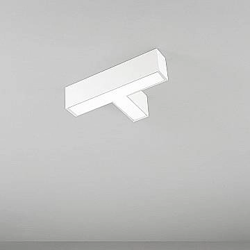 Plafoniera Moderna Grid Giunto T Alluminio Bianco Led 12W Dimmerabile Ip20