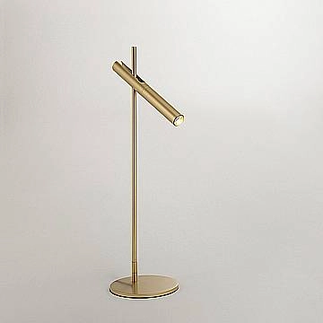 Lampada Da Tavolo Moderna Sniper Metallo Oro Led 6W Dimmerabile Ip20
