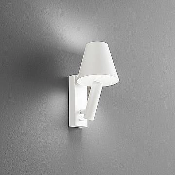 Applique Moderna Reverse Metallo Bianco Led 6W 3000K Ip20