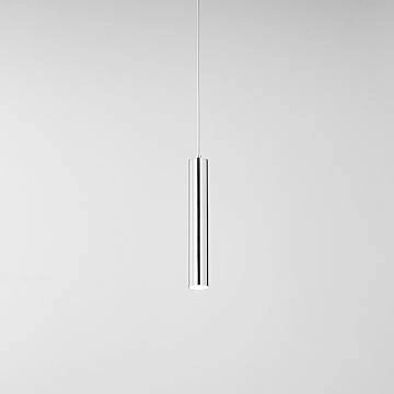 Sospensione Minimal Shot Metallo Cromo 1 Luce Gu10 Ip20