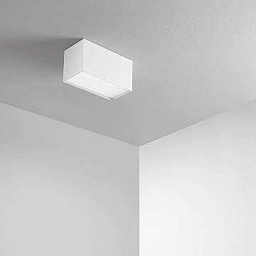 Plafoniera Moderna Tric Metallo Bianco Led 20W 3000K Ip20 Plafoniera Moderna Tric Metallo Bianco Led 20W 3000K Ip20