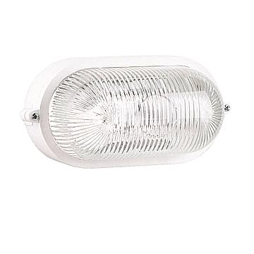 Plafoniera Esterno Contemporanea Quinn Pc Bianco 1 Luce E27 Ip44